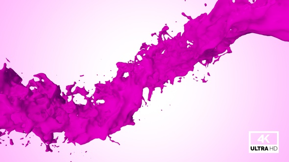 Twisted Pink Paint Splash V2