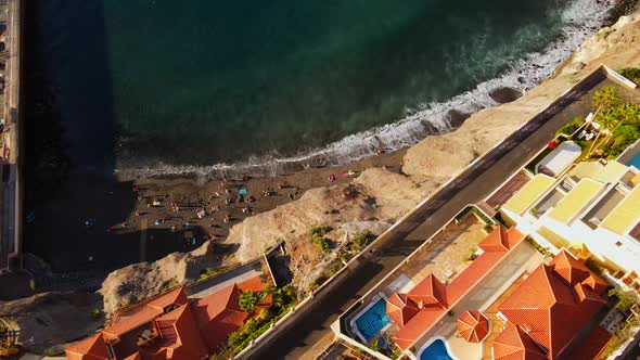 Playa de los Guíos in Tenerife, Spain