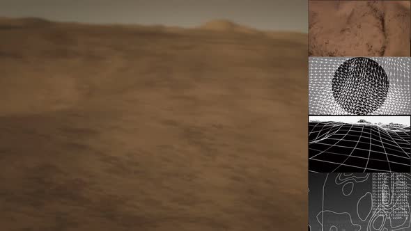Mars Exploration Vehicle Graphical User Interface Animation