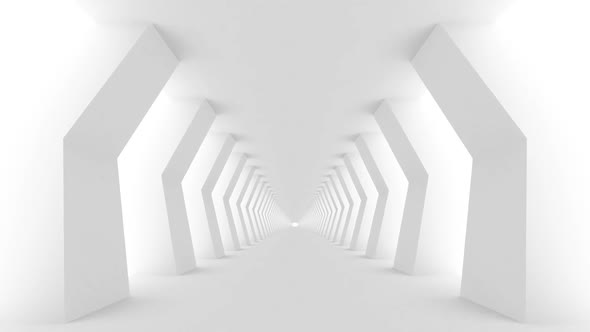 Empty White Corridor alt