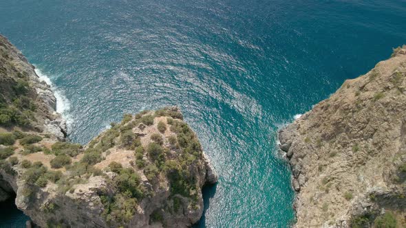 A Beautiful Bay on the Coast of the Sea