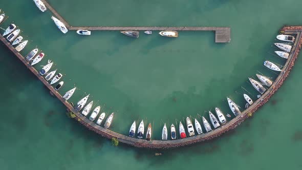 Sailboats In The Harbour