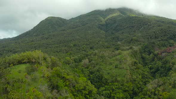 Mountains Covered with Rainforest Philippines Camiguin