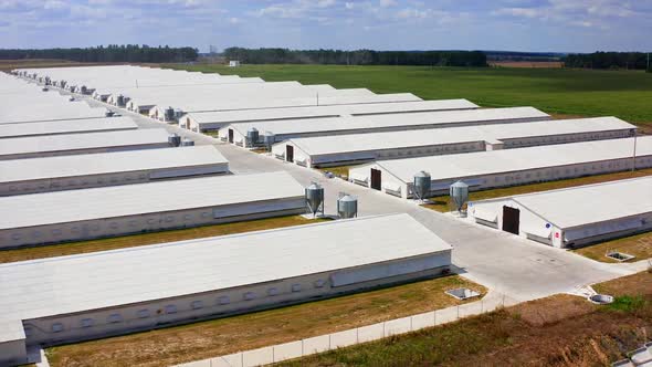 Farming facilities in rural area.