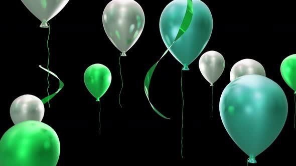 Balloon Happy Birthday Looping Full HD