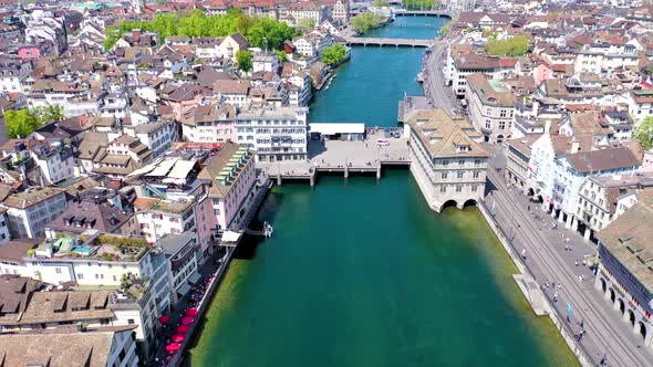Zurich City from above -