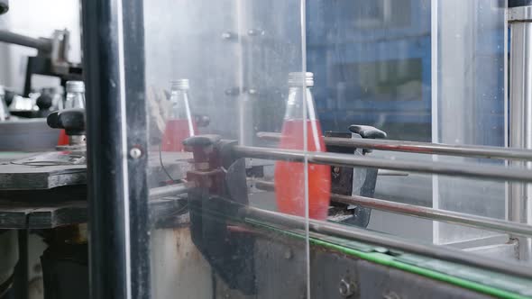 Bottling factory machinery prodution line - red juice bottling line for processing