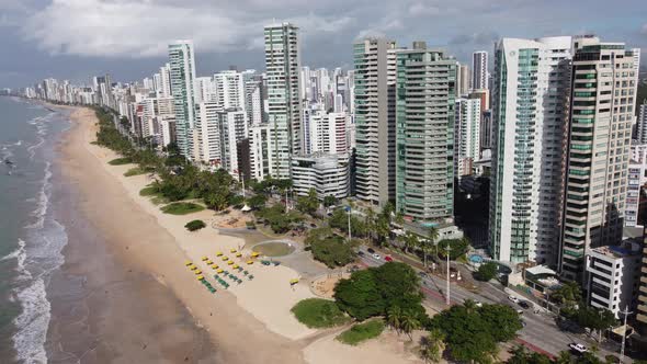 Tourism landmark at Recife Brazil. Capital city of Pernambuco state