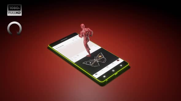 Vj Loop - Social Media Running Abstract alt