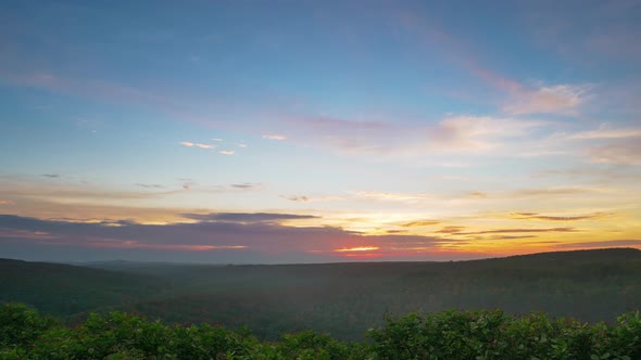 Time lapse: dramatic sky landscape at Banlung, Ratanakiri, East Cambodia