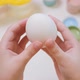 Little Toddler Girl Holding Egg in Her Hands - VideoHive Item for Sale