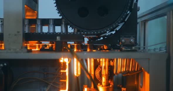 Production Line of Plastic Bottles