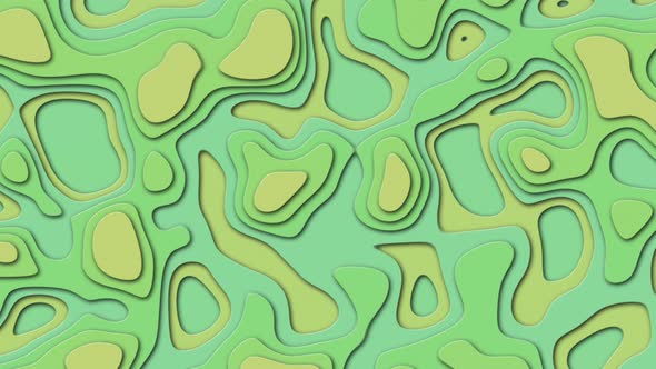 Colorful Green Background on Theme Geodesy or Topography