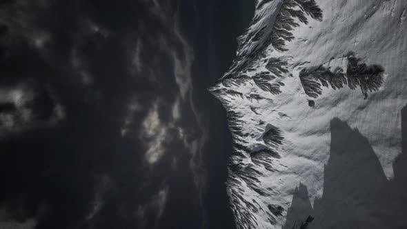 Storm Cloud Over Dolomites