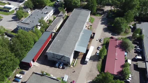 Flying a Quadcopter Over an Industrial Area