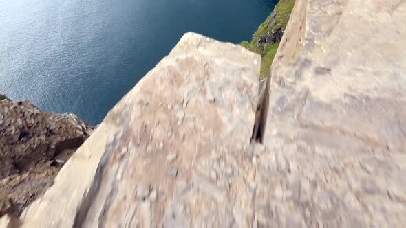 Wild and Wonderful Scenery From the Highest Point of the Cliffs.