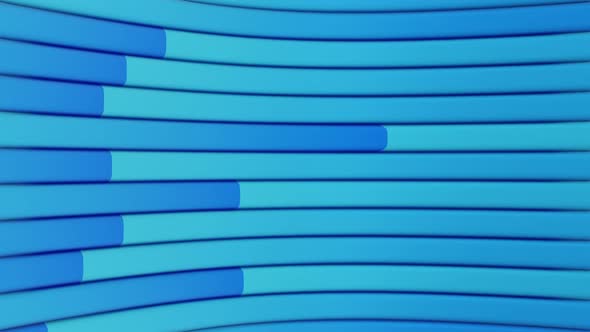 Speed Moving Blue Lines Gradient 3d Render Animation Background