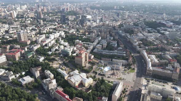 View of Kyiv From Above. Ukraine. Aerial View