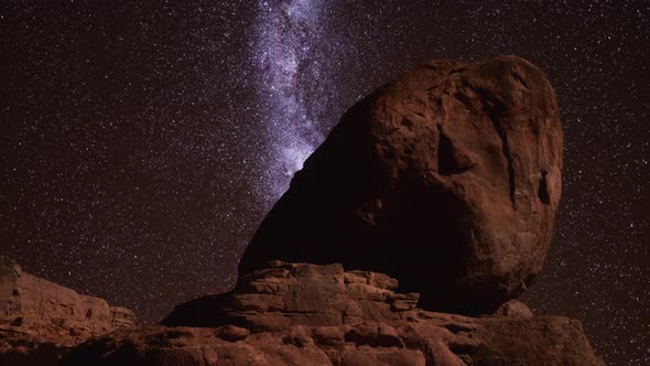 Amazing Milky Way Over Monument Valley