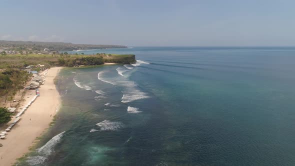 Seascape with Beach Bali Indonesia