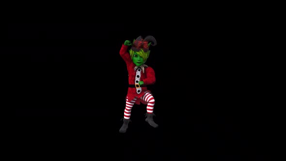 Green Elf Dance 3 – Christmas Concept alt
