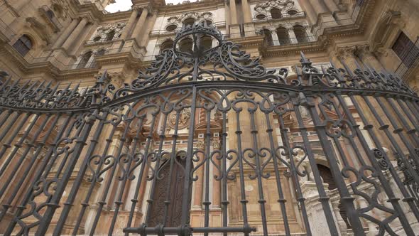 Gate of the Cathedral in Malaga