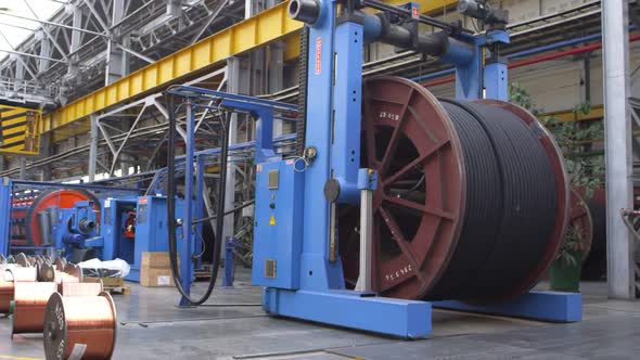 Making of Cable at the Plant