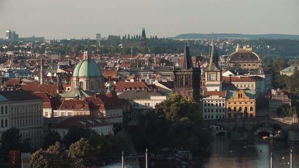 Prague Early Morning View