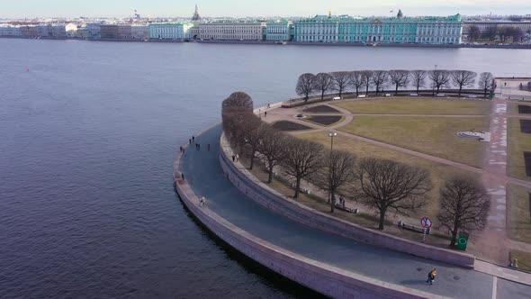 Saint-Petersburg. Drone. View from a height. City. Architecture. Russia 31