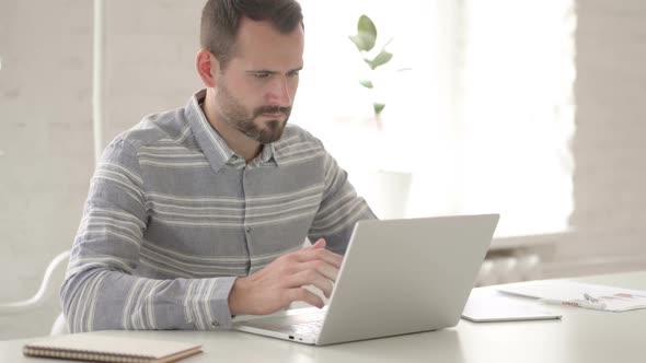 Adult Man Upset By Online Loss