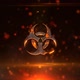 Biohazard Symbol in Fire - VideoHive Item for Sale