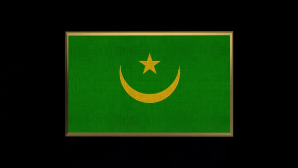 Mauritania 3D Flag