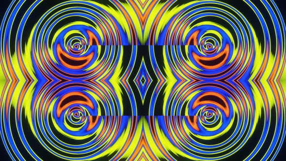 Rotate Sparkling Multicolored Circles VJ Loop