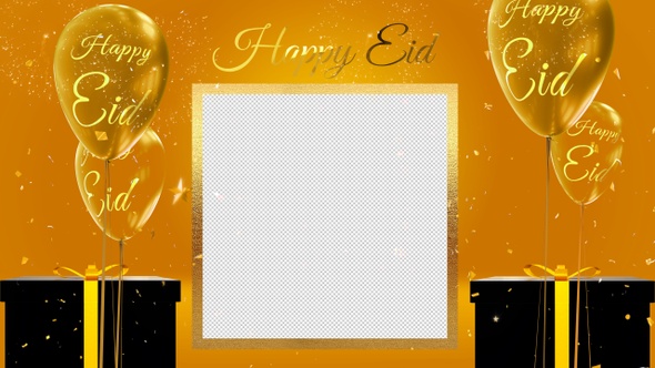 Happy Eid Photo Frame .