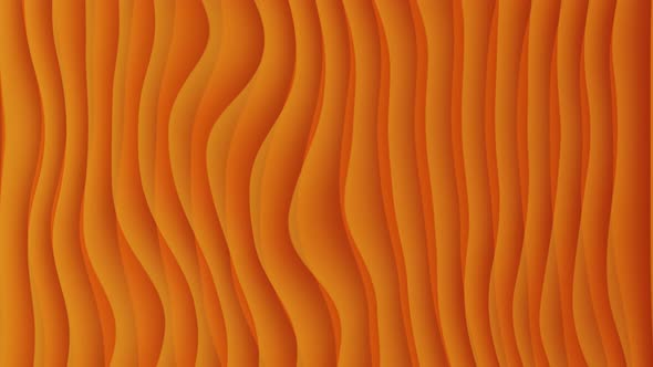 Orange Smooth Liquid Waves