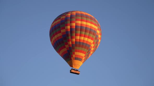 Aerial view Hot air baloons in Turkey 4 K