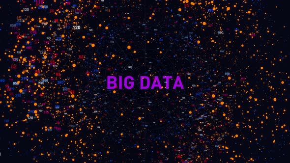 Abstract Technology Network Big Data