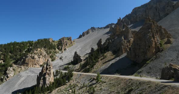 The Izoard pass, the Casse deserte, Queyras range, Hautes Alpes, France