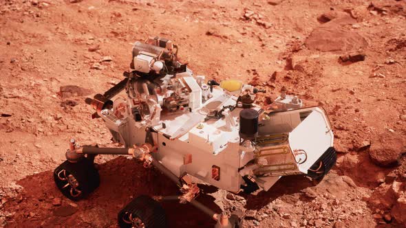 Mars Rover Perseverance Exploring the Red Planet