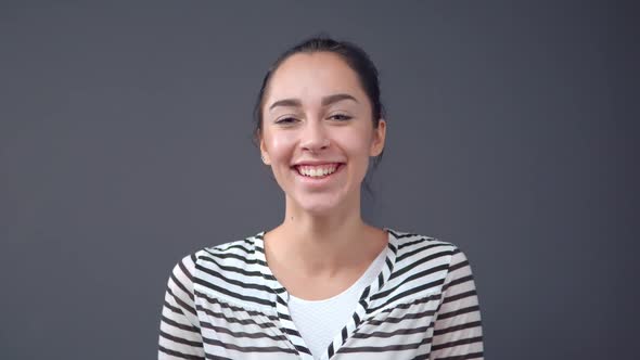 Close-up of a Laughing Woman