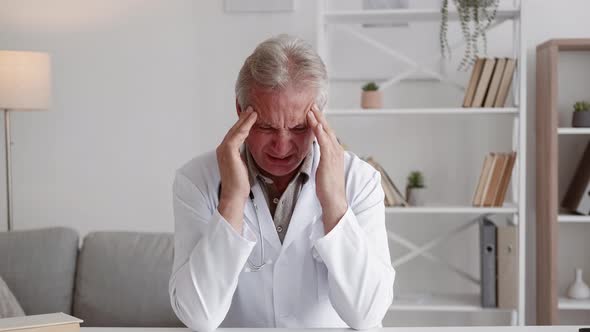 Doctor Headache Medical Stress Migraine Pressure