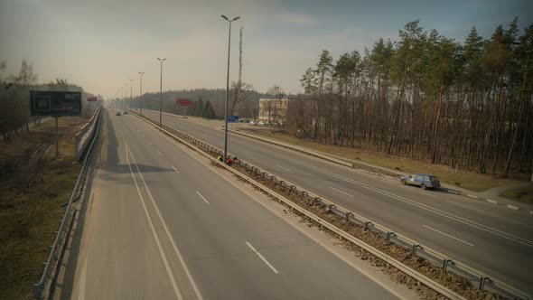 Driving on the Road, Time Lapse