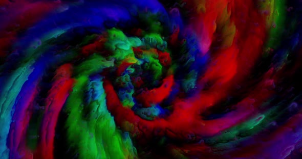 Abstract colorful twirling background