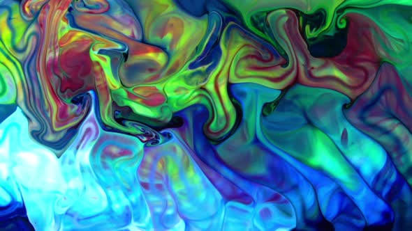 Abstract Colorful Sacral Liquid Waves Texture 880