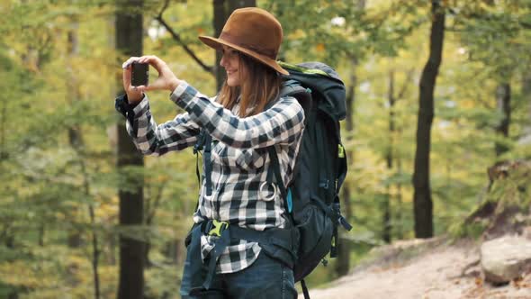 Girl Takes Photo