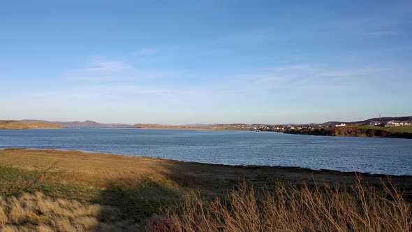 Aerial View of Dunfanaghy in County Donegal  Ireland