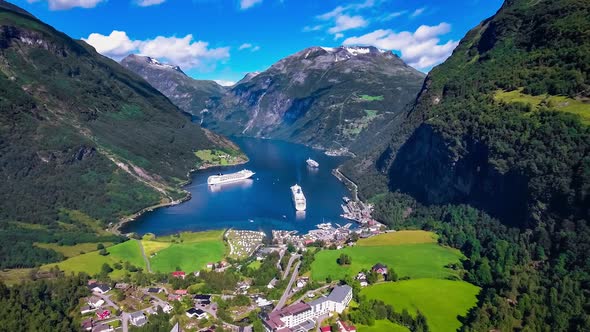 Geiranger Fjord, Beautiful Nature Norway