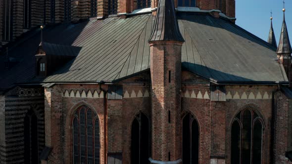 Rising Shot of Saint Marys Church