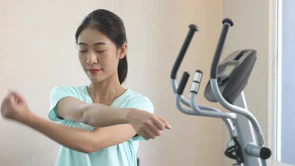 Exercise in the gym