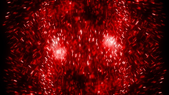 Red Particles Explosion V10